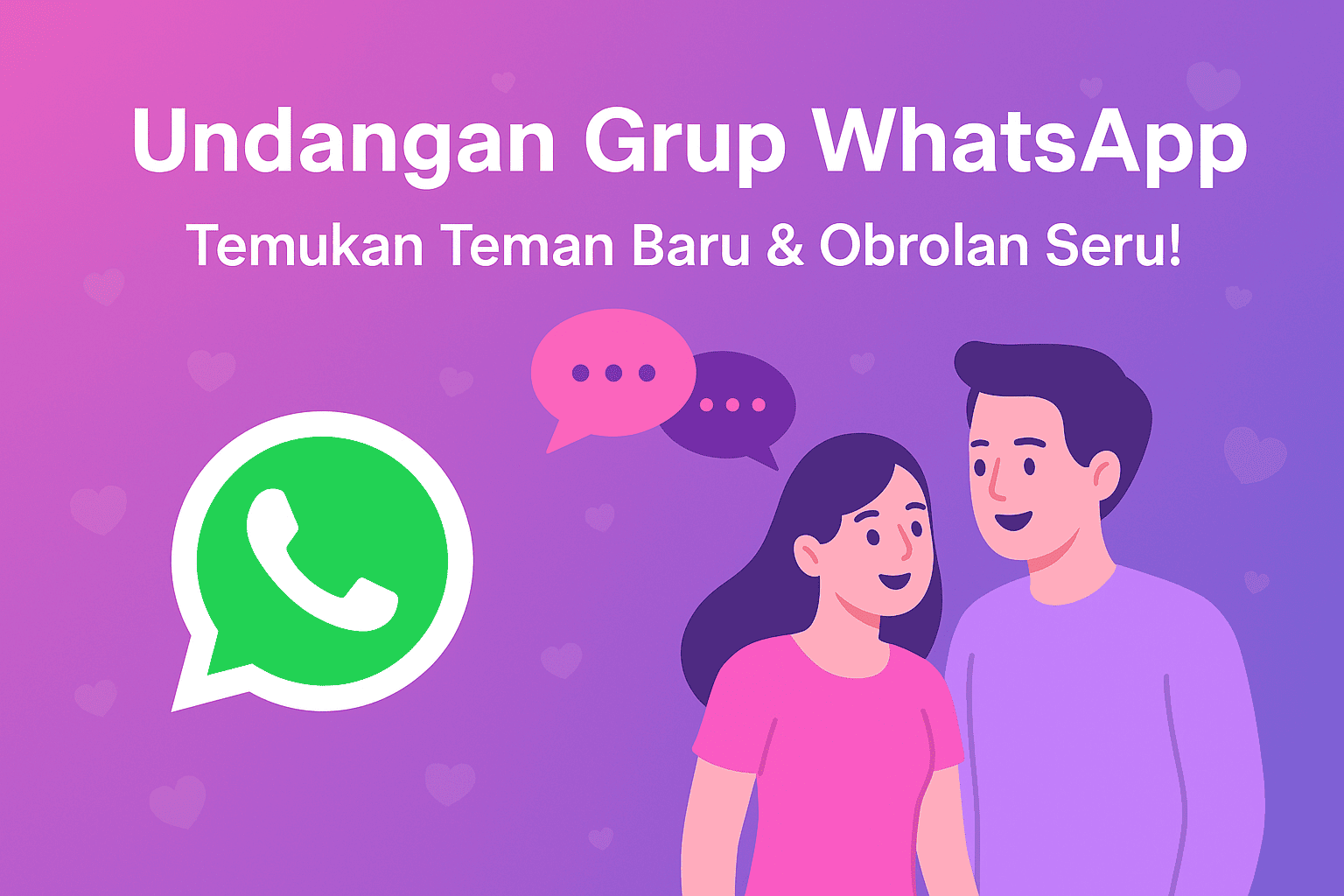 Banner invite grup WA